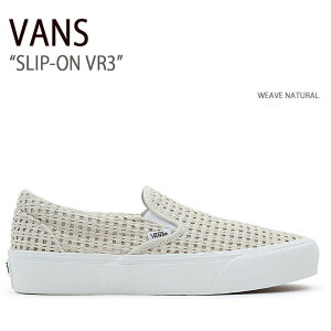 VANS oY Xj[J[ SLIP-ON WEAVE NATURAL VN0007NCNTR Xb| EF[ui` Y fB[X jp p