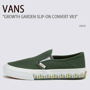VANS oY Xj[J[ GROWTH GARDEN SLIP-ON CONVERT VR3 GREEN VN0009PXGRN OEK[fXb|Ro[gVR3 Y fB[X jp p