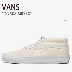 VANS oY Xj[J[ OG SK8-MID LX WHITE VN0A4BVCWWW OGXP[g~bhLX zCg Y fB[X jp p