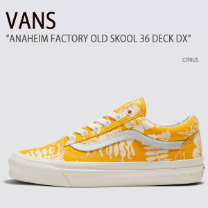 VANS oY Xj[J[ ANAHEIM FACTORY OLD SKOOL 36 DECK DX CITRUS VN0A4BW3CTR AinCt@Ng[I[hXN[36DECK DX Y fB[X jp p
