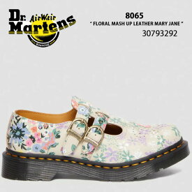 Dr.Martens ドクターマーチン レザーシューズ 8065 FLORAL MASH UP LEATHER MARY JANE 30793292 8065 パテントレザー メリージェーン シューズ 花柄 レディース 女性用【中古】未使用品