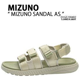 Mizuno ミズノ サンダル MIZUNO SANDAL ST 2 D1GE230402 サンダル ST 2 AND GRAY サンド グレー スポーツサンダル ストラップサンダル メンズ レディース 男性用 女性用 男女兼用【中古】未使用品