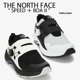 THE NORTH FACE ノースフェイス スニーカー SPEED + BOA II ボアシステム BOA Fit System シューズ GRAY PURPLEトレーラーシューズ ランニングシューズ 軽量 グレー パープル メンズ レディース NS97N01C/K/L【中古】未使用品