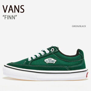 VANS oY Xj[J[ FINN GREEN BLACK V3938 tB O[ ubN Y fB[X jp p