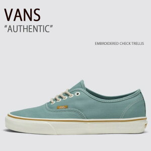 VANS oY Xj[J[ AUTHENTIC EMBROIDERED CHECK TRELLIS VN0009PV0HS I[ZeBbN GuC_[`FbNgDX Y fB[X jp p