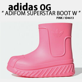 adidas originals アディダス レディース ブーツ ADIFOM SUPERSTAR BOOT W PINK SILVERMET IE4613 スーパースターブーツ アディフォームブーツ ピンク シルバーメタリック シューズ レインブーツ【中古】未使用品