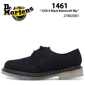 Dr.Martens ドクターマーチン レザーシューズ 3ホールシューズ 1461 ICED II Black Buttersoft Wp 27802001 アイス BN ブラック レザー シューズ メンズ レディース 男性用 女性用【中古】未使用品