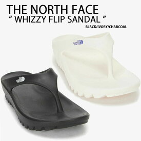 THE NORTH FACE ノースフェイス ビーチサンダル WHIZZY FLIP 一体型サンダル 一体形成 BLACK CHARCOAL サンダル シャワーサンダル ビーサン ビッグ ロゴ ブラック チャコール メンズ レディース NS98N06J NS98N13/T/S【中古】未使用品