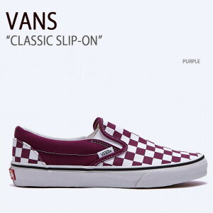 VANS �o���Y �X�j�[�J�[ CLASSIC SLIP-ON PURPLE VN000BVZDRV �N���V�b�N�X���b�|�� �p�[�v�� ���f�B�[�X �����p