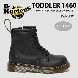 Dr.Martens ドクターマーチン キッズ ブーツ TODDLER 1460 SOFTY T LEATHER LACE UP BOOTS 27035001 BLACK SOFTY T ブーツ 子供 キッズ シューズ ブラック キッズ用 ジュニア用 子供用【中古】未使用品