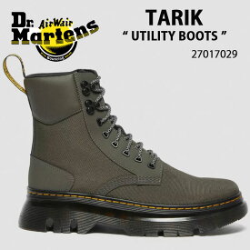 Dr.Martens ドクターマーチン シューズ TARIK UTILITY BOOTS GUNMETAL AJAX+EXTRA TOUGH 50/50+HYDRO 27017029 ガンメタル グレー 8ホール シューズ メンズ レディース 男性用 女性用【中古】未使用品