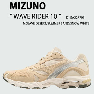 Mizuno ~Ym Xj[J[ WAVE RIDER 10 D1GA227705 EF[uC_[ 10 2E(EE) MOJAVE DESERT/SUMMER SAND/SNOW WHITE fU[g Th V[Y jOV[Y WMOXj[J[ Y jp