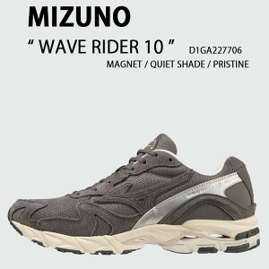 Mizuno ~Ym Xj[J[ WAVE RIDER 10 D1GA227706 EF[uC_[ 10 2E(EE) MAGNET / QUIET SHADE / PRISTINE }Olbg V[Y jOV[Y WMOXj[J[ Y jp