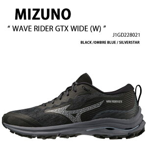 Mizuno ~Ym Xj[J[ WAVE RIDER GTX WIDE (W) GORE-TEX J1GD228021 EF[uC_[ Ch SAebNX 4E BLACK / OMBRE BLUE / SILVERSTAR ubN V[Y jOV[Y WMOXj[J[ 