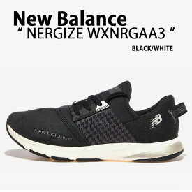 New Balance ニューバランス レディース スニーカー NB NERGIZE エネジャイズ WXNRGAA3 BLACK GRAY シューズ ブラック グレー スリッポンタイプ【中古】未使用品