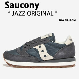 Saucony サッカニー スニーカー JAZZ ORIGINAL NAVY CREAM S2044-672 シューズ ジャズオリジナル メンズ レディース 男性用 女性用【中古】未使用品