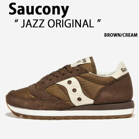 Saucony サッカニー スニーカー JAZZ ORIGINAL BROWN CREAM S2044-673 シューズ ジャズオリジナル メンズ レディース 男性用 女性用【中古】未使用品