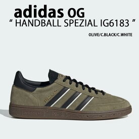 adidas Originals アディダス オリジナルス スニーカー HANDBALL SPEZIAL IG6183 FOCUS OLIVE CORE BLACK CRYSTAL WHITE ハンドボール スペツィアル シューズ フォーカスオリーブ コアブラック クリスタルホワイト メンズ レディース【中古】未使用品