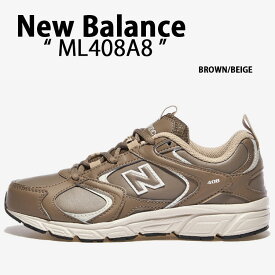 New Balance ニューバランス スニーカー NEWBALANCE ML408 ML408A8 BROWN BEIGE シューズ ブラウン ベージュ メンズ レディース【中古】未使用品