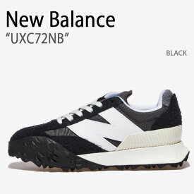 New Balance ニューバランス スニーカー UXC72NB BLACK ブラック シューズ レザー 本革 メンズ レディース【中古】未使用品