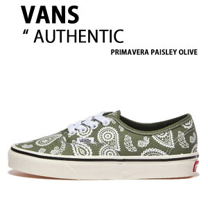 VANS oY Xj[J[ AUTHENTIC PRIMAVERA PAISLEY OLIVE VN000BW5OLV I[ZeBbN v}F[yCY[I[u Y fB[X jp p