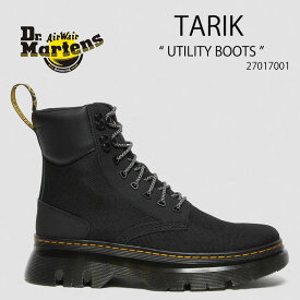 Dr.Martens ドクターマーチン シューズ TARIK UTILITY BOOTS Black AJAX+EXTRA TOUGH 50/50+HYDRO 27017001 ブラック 8ホール シューズ メンズ レディース 男性用 女性用【中古】未使用品