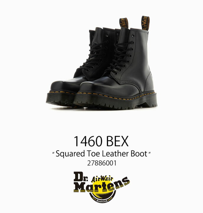 楽天市場】Dr.Martens ドクターマーチン 1460 Bex Squared Toe Leather  