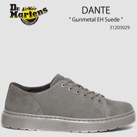 Dr.Martens ドクターマーチン スニーカー DANTE 6H Gunmetal EH Suede 31203029 シューズ グレー スエード メンズ レディース 男性用 女性用 男女兼用【中古】未使用品