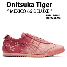 Onitsuka Tiger オニツカタイガー スニーカーMEXICO 66 DELUXE PURPLE PINK メンズ レディース 1182A631.700【中古】未使用品