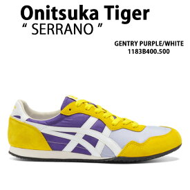 Onitsuka Tiger オニツカタイガー スニーカー SERRANO GENTRY PURPLE WHITE メンズ レディース 男性用 女性用 1183B400.500 【中古】未使用品