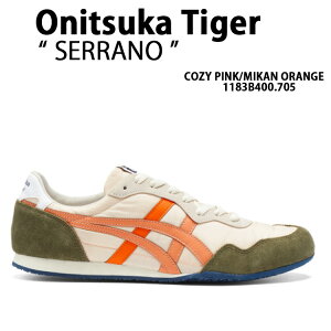 Onitsuka Tiger オニツカタイガー スニーカー SERRANO COZY PINK MIKAN ORANGE メンズ レディース 男性用 女性用 1183B400.705