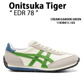 Onitsuka Tiger オニツカタイガー スニーカー EDR 78 CREAM GARDEN GREEN イーディーアール 78 クリーム ガーデングリーン メンズ レディース 男性用 女性用 男女兼用 1183B411.102 【中古】未使用品