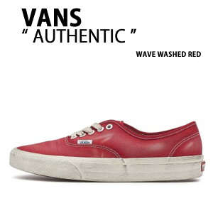 VANS oY Xj[J[ AUTHENTIC WAVE WASHED RED VN000BW5CJH I[ZeBbN EF[u EHbVh bh Y fB[X jp p