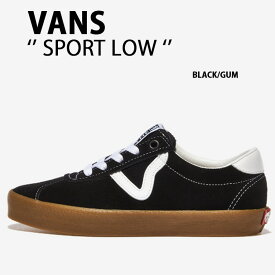 VANS バンズ スニーカーSPORT LOW BLACK GUM VN000CQRB9M スポーツ ロウ ブラック ガム メンズ レディース 男性用 女性用 【中古】未使用品