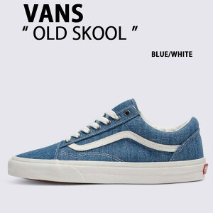 VANS oY Xj[J[ OLD SKOOL THREADED DENIM BLUE WHITE VN000CR5Y6Z I[hXN[ Xfbhfj@u[ zCg Y fB[X jp p