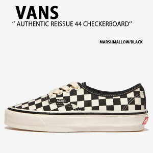 VANS oY Xj[J[ AUTHENTIC REISSUE 44 CHECKERBOARD MARSHMALLOW BLACK VN000CT7KIG I[ZeBbN [V 44 `FbJ[{[h }V} ubN Y fB[X jp p