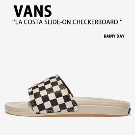 VANS バンズ サンダル LA COSTA SLIDE-ON RAINY DAY VN0A5HF5J92 ラコスタ スライドオン チェッカーボード レイニー デイ メンズ レディース 男性用 女性用 【中古】未使用品