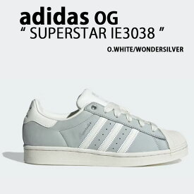 adidas originals アディダス レディース スニーカー SUPERSTAR W IE3038 スーパースター WHITE WONDER SILVER シューズ レザー 本革 ホワイト ワンダーシルバー 【中古】未使用品