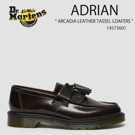 Dr.Martens ドクターマーチン タッセル ローファーシューズ ADRIAN ARCADIA LEATHER TASSEL LOAFERS 14573601 Cherry Red Arcadia チェリー レッド レザー ラバーソール メンズ レディース 男性用 女性用【中古】未使用品