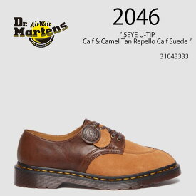 Dr.Martens ドクターマーチン シューズ 2046 5EYE U-TIP Calf & Camel Tan Repello Calf Suede 31043333 スエードレザーシューズ タン ブラウン メンズ レディース 男性用 女性用 男女兼用【中古】未使用品