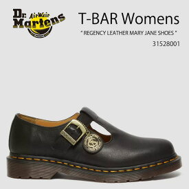 Dr.Martens ドクターマーチン ストラップシューズ T-BAR REGENCY LEATHER MARY JANE SHOES 31528001 Black Regency Calf Tバー シューズ レディース 女性用【中古】未使用品