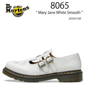 Dr.Martens ドクターマーチン レザーシューズ 8065 Mary Jane White Smooth 26563100 8065 スムースレザー メリージェーン シューズ ホワイト レディース 女性用【中古】未使用品