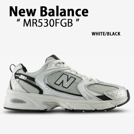 New Balance ニューバランス スニーカー MR530FBG WHITE BLACK シューズ メッシュ NewBalance530 ニューバランス530 ランニングシューズ ホワイト ブラック メンズ【中古】未使用品