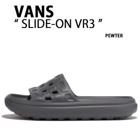 VANS バンズ サンダル SLIDE-ON VR3 PEWTER VN000BCBPWT スライドオンVR3 ピューター メンズ レディース 男性用 女性用 【中古】未使用品