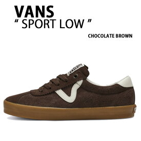 VANS バンズ スニーカーSPORT LOW BAMBINO CHOCOLATE BROWN VN000CQRZR6 スポーツ ロウ バンビーノ チョコレート ブラウン メンズ レディース 男性用 女性用 【中古】未使用品