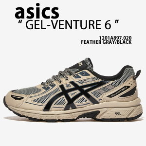 ASICS AVbNX Xj[J[ GEL-VENTURE 6 1201A897-020 FEATHER GRAY BLACK V[Y WF x`[6 bV gCV[Y tFU[O[ ubN Y fB[X