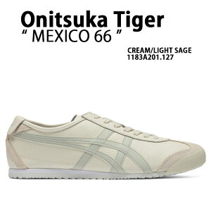 Onitsuka Tiger IjcJ^CK[ Xj[J[ MEXICO 66 CREAM LIGHT SAGE 1183A201.127 V[Y LVR66 N[ CgZ[W Y fB[X jp p