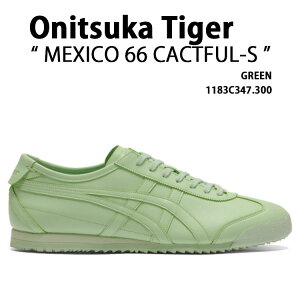 Onitsuka Tiger IjcJ^CK[ Xj[J[ MEXICO 66 CACTFUL-S GREEN LVR66 JNgt GX O[ Y fB[X 1183C347.300