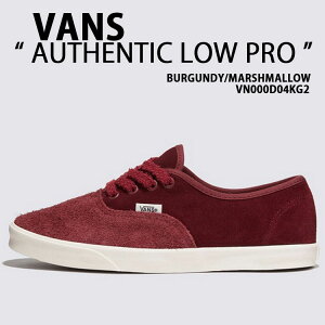 VANS oY fB[X Xj[J[ AUTHENTIC LOW PRO BURGUNDY MARSHMALLOW VN000D04KG2 I[ZeBbN [v o[KfB[ }V} p