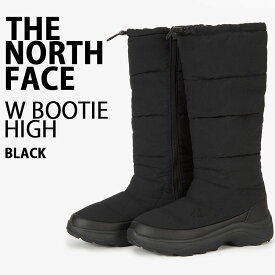 THE NORTH FACE ノースフェイス ロングブーツ W BOOTIE HIGH ブーツ ハイブーツ ダウンブーツ BLACK ひざ下丈 ロング ハイブーツ シューズ ウィンターブーツ NS99Q51A【中古】未使用品